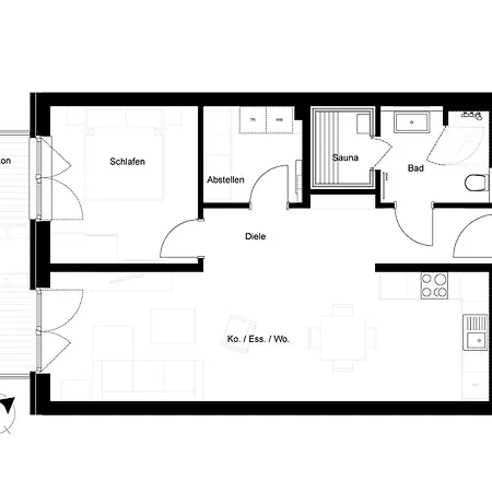 Apartment Kuestenkind Mit Balkon Und Sauna - Hunde Willkommen!